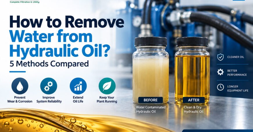 How to Remove Water from Hydraulic Oil